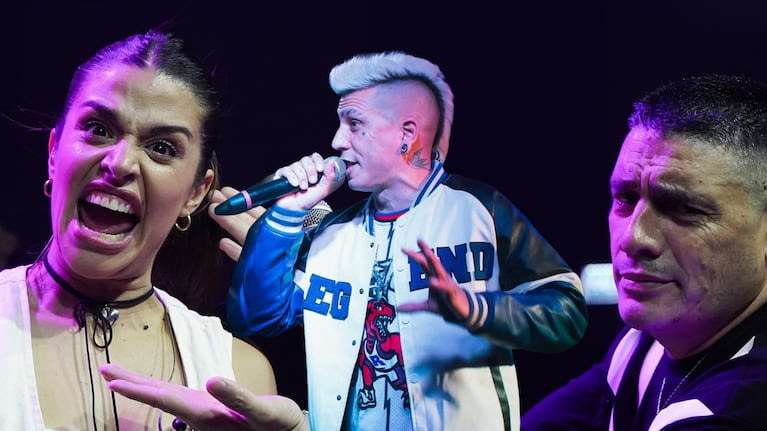Los artistas compartieron un cruce divertido tras hablar del famoso baile arriba del parlante