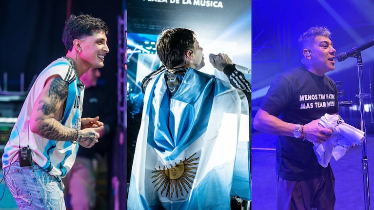 Los artistas palpitaron el partido de la Scaloneta.