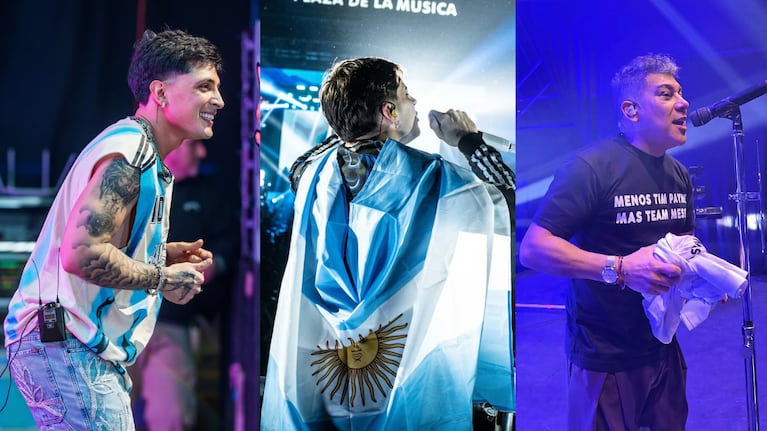 Los artistas palpitaron el partido de la Scaloneta.