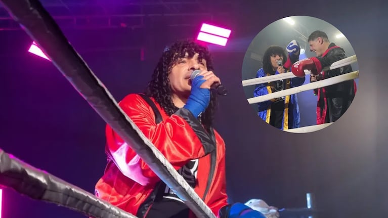 Los artistas protagonizaron un divertido momento con el regalo de una fanática.