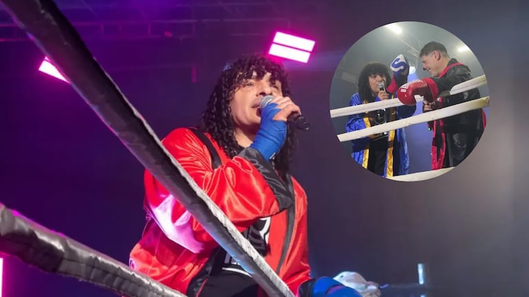 Los artistas protagonizaron un divertido momento con el regalo de una fanática.