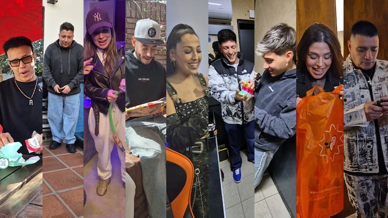 Los artistas que recibieron regalos de la mano de Cuarteteando