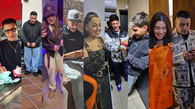Los artistas que recibieron regalos de la mano de Cuarteteando