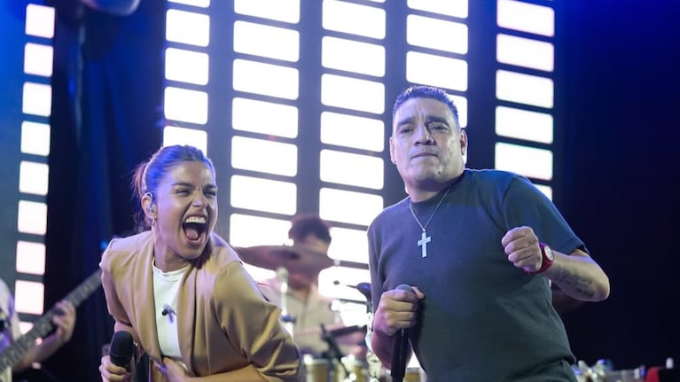 Los artistas se presentaron en San Luis y vivieron momentos divertidos junto a su público.
