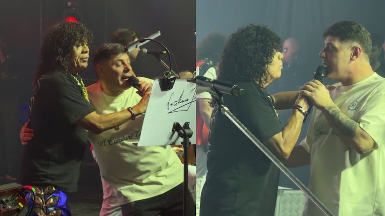 Los artistas se unieron para cantar "Ruleta rusa" y dejaron joyitas en Forja.