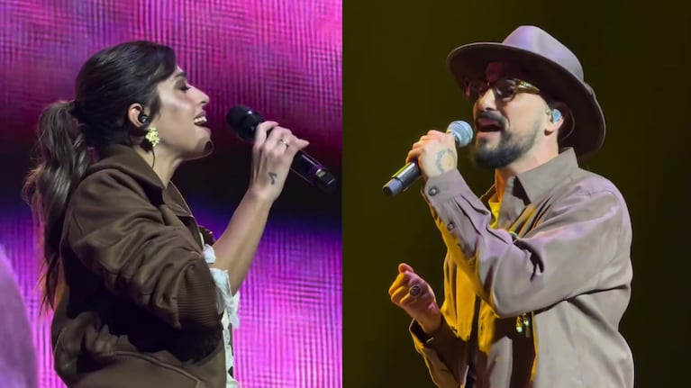 Los artistas se unieron para interpretar una chacarera en el Movistar Arena.