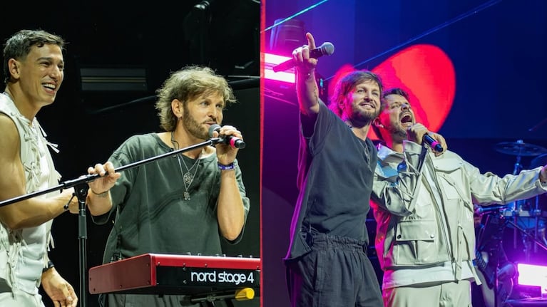 Los artistas sorprendieron invitando a Axel a su show en el Movistar Arena.