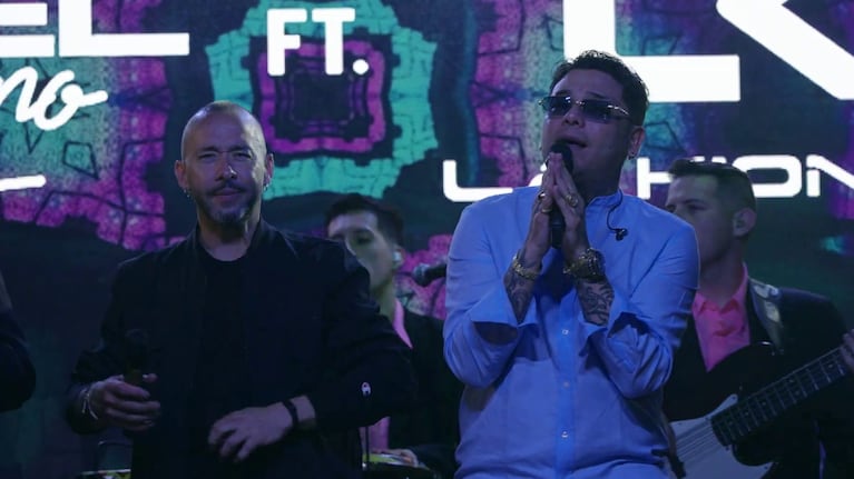 Los artistas unieron sus voces para interpretar un nuevo tema grabado en un boliche de Córdoba.