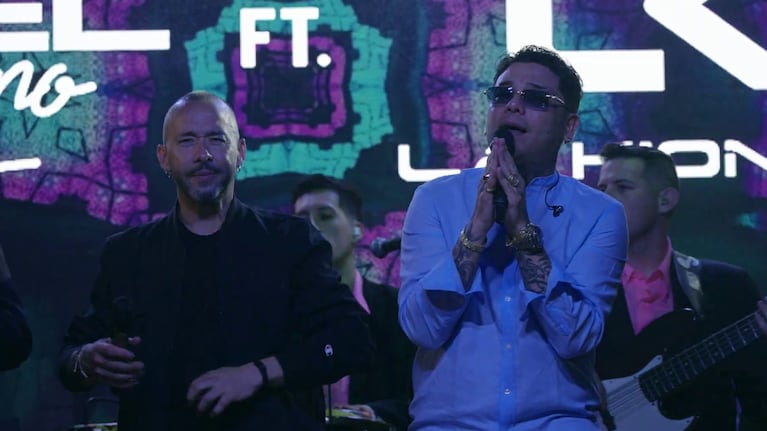 Los artistas unieron sus voces para interpretar un nuevo tema grabado en un boliche de Córdoba.