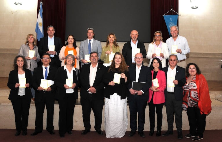 Los asistentes participaron del Plenario en la sede del Rectorado de la Universidad del Litoral.