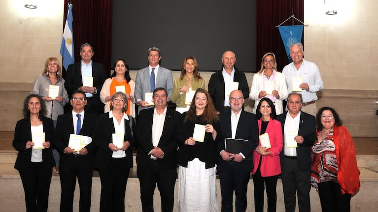 Los asistentes participaron del Plenario en la sede del Rectorado de la Universidad del Litoral.