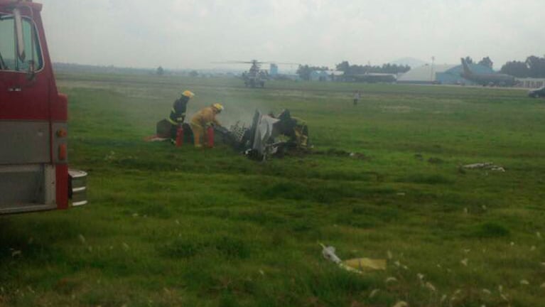 Los aviones se estrellaron tras el impacto.