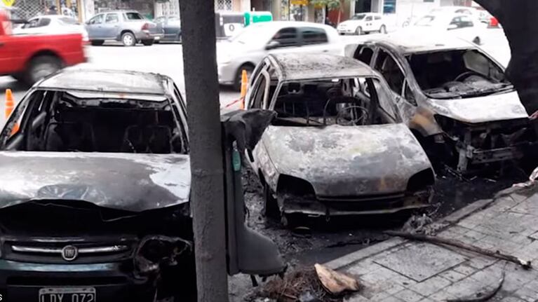 Los bomberos lograron sofocar el incendio.