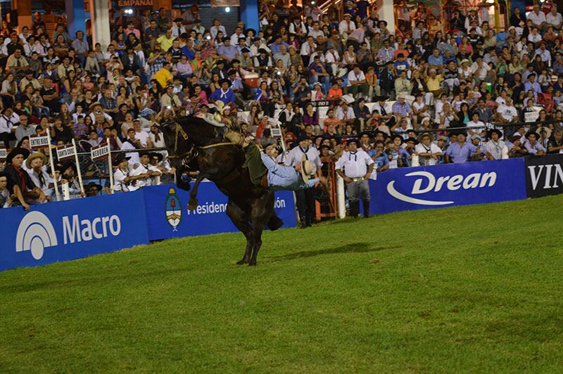 Los caballos y los jinetes se lucieron en la primera noche. Foto: Lucio Casalla / ElDoce.tv