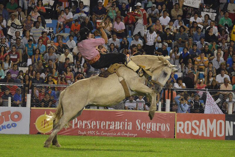 Los caballos y los jinetes se lucieron en la primera noche. Foto: Lucio Casalla / ElDoce.tv