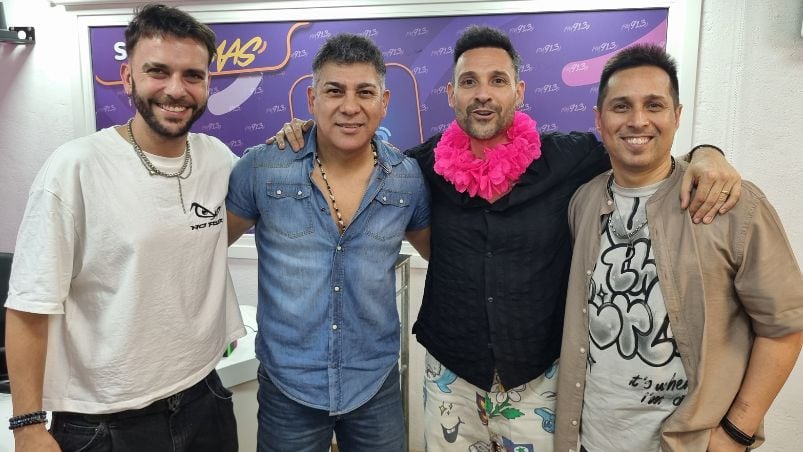 Los Caligaris llenaron de fiesta y alegría el streaming de La Pepa Brizuela.