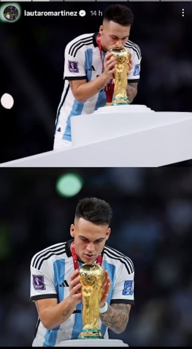 Los campeones del mundo recordaron la conquista del Mundial de Qatar.