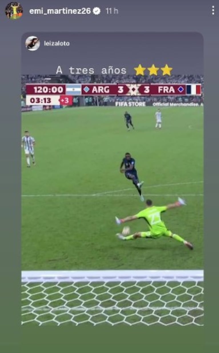 Los campeones del mundo recordaron la conquista del Mundial de Qatar.