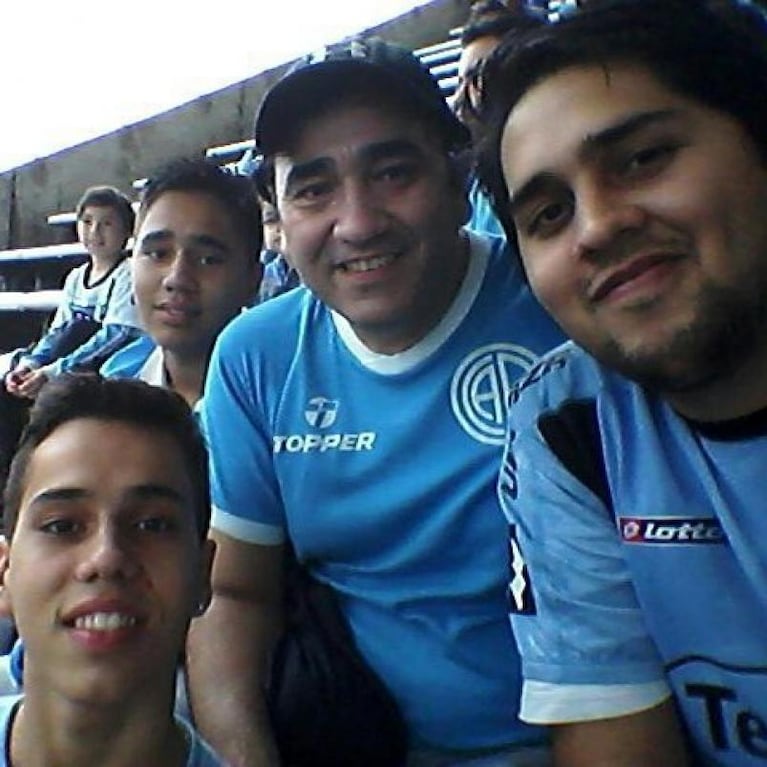 Los cantantes cuarteteros hinchas de Belgrano 