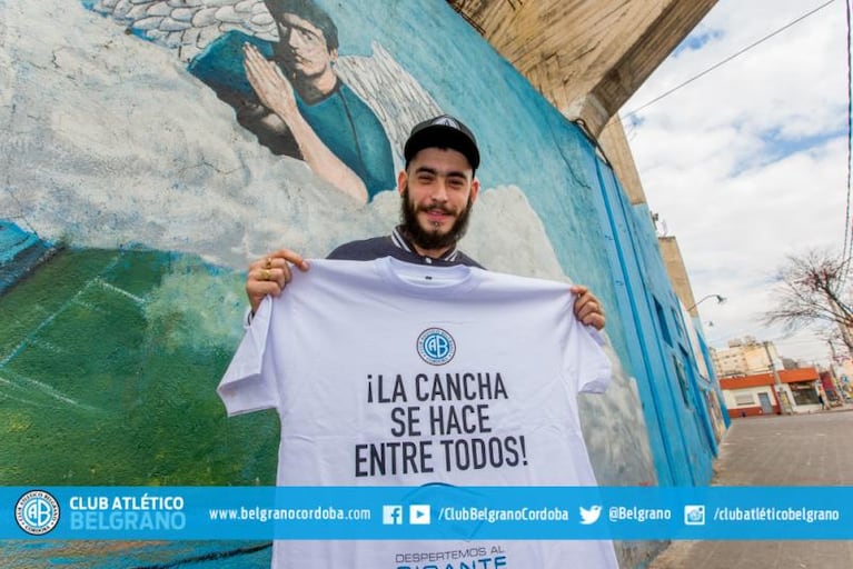 Los cantantes cuarteteros hinchas de Belgrano 