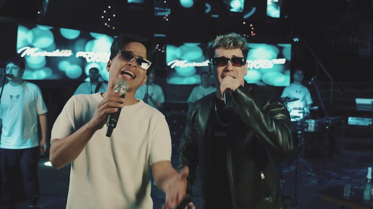 Los cantantes lanzaron un enganchado de tres canciones de rock reversionadas a cuarteto.