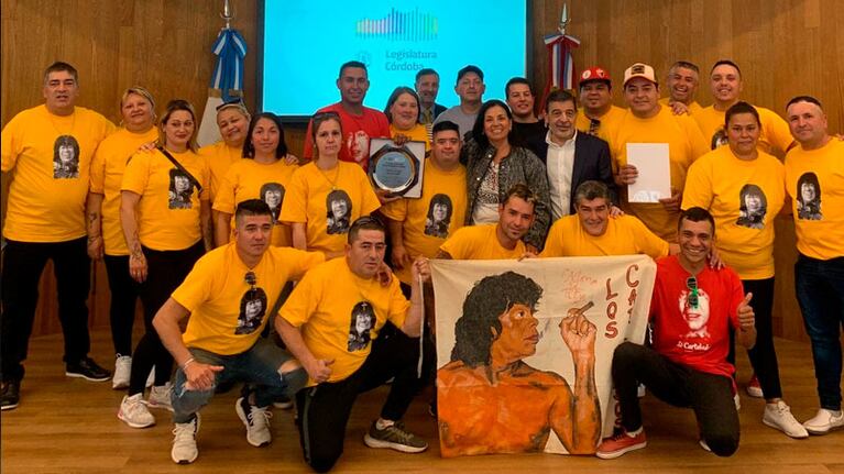 Los Carteludos en la Legislatura de Córdoba.