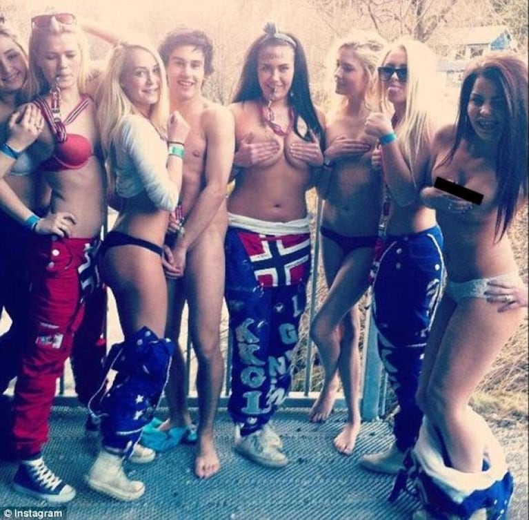 Los chicos noruegos y su escandalosa fiesta de egresados