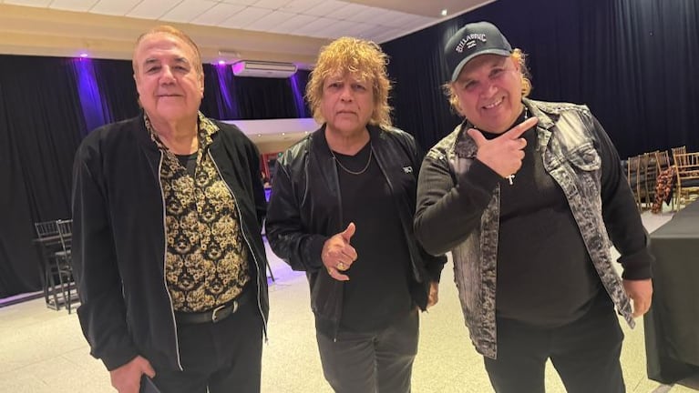 Los Chicos Orly en la previa a su show en el Espectáculo Mayor del Cuarteto.
