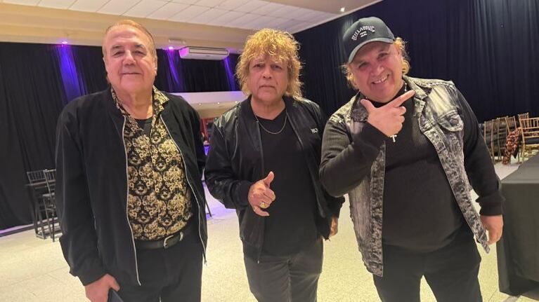 Los Chicos Orly en la previa a su show en el Espectáculo Mayor del Cuarteto.