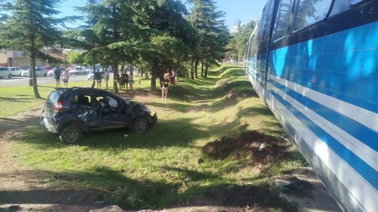 Los choques de el Tren de las Sierras en menos 24 horas. (Imagen: gentileza La Estafeta Postal).