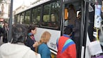 Los colectivos circularán como un sábado el jueves.