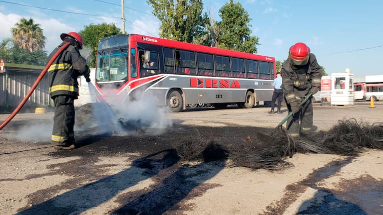 Los colectivos de Ersa ya salieron de punta de línea.