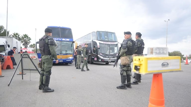 Los controles en las rutas contaron con la colaboración de Gendarmería Nacional.