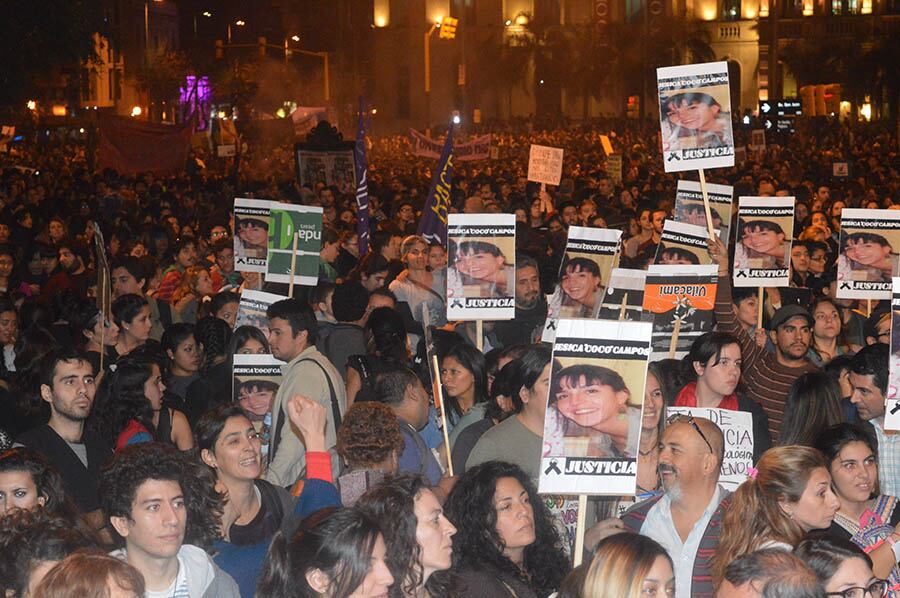 Los cordobeses marcharon por el #NiUnaMenos. Foto: El Doce TV.