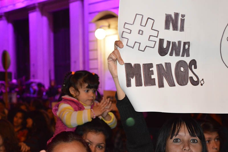 Los cordobeses marcharon por el #NiUnaMenos. Foto: El Doce TV.