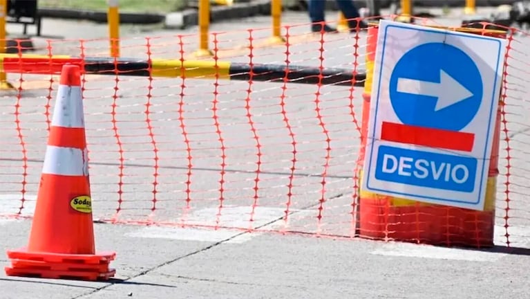 Los cortes de tránsito serán por obras en distintos puntos de la ciudad.
