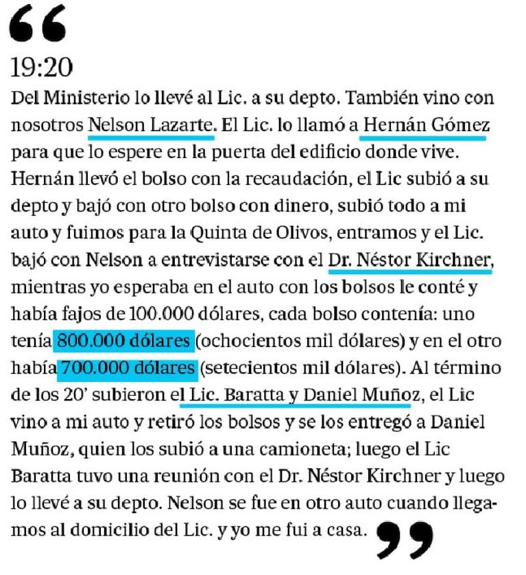 Los cuadernos de la corrupción K: cómo era la operatoria para pagar coimas