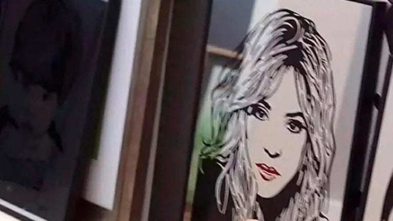 Los cuadros de Shakira en la oficina de Piqué que enojaron a su novia Clara Chía Martí