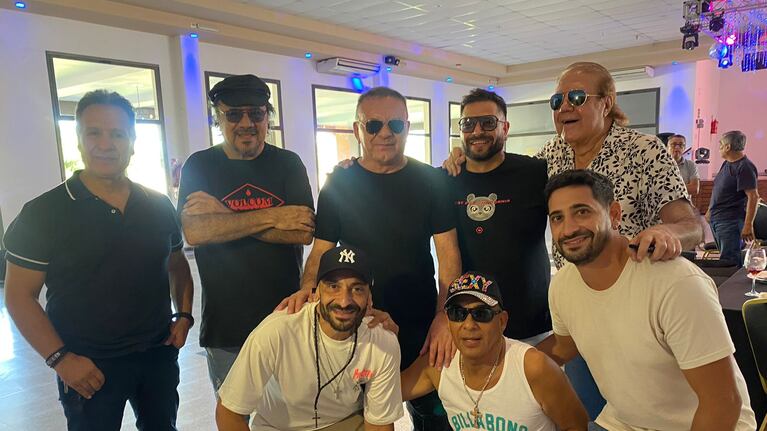 Los cuarteteros de siempre, unidos en un show.