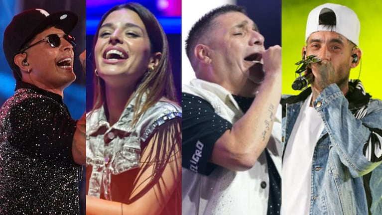 Los cuarteteros que son hinchas de Belgrano y Talleres.