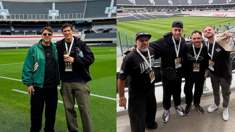 Los cuarteteros ya se encuentran en el Monumental, listos para el último partido de Lionel Messi.