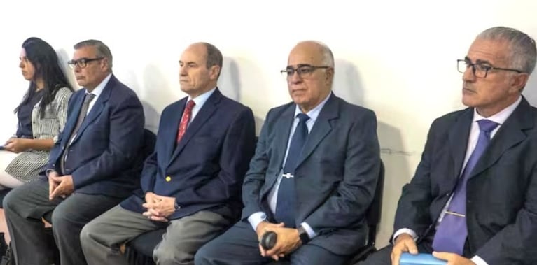 Los cuatro acusados por el hundimiento del Ara San Juan ( Foto: Clarín)