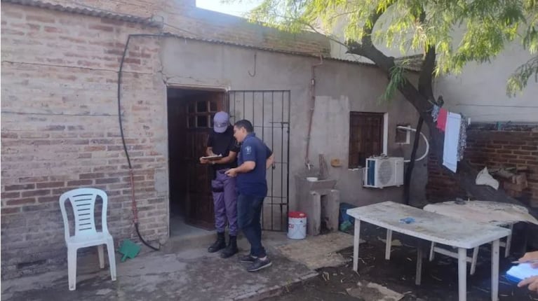 Los cuerpos de la pareja fueron encontrados en la casa ubicada en Belgrano al 500. (Foto: Diario Chaco)