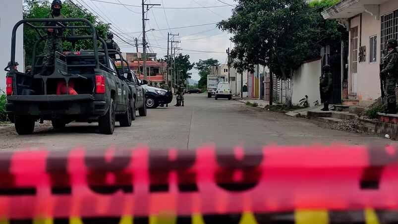 Los cuerpos fueron encontrados en dos viviendas. Foto: EPA-EFE.