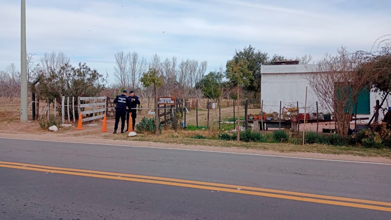 Los cuerpos fueron hallados en una vivienda de Villa Dolores. Foto: Alejandra Medina.