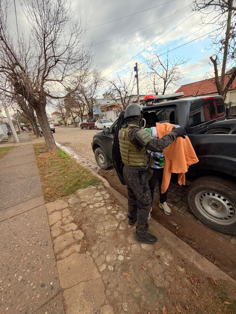 Los cuñados vendían droga en Arroyito.