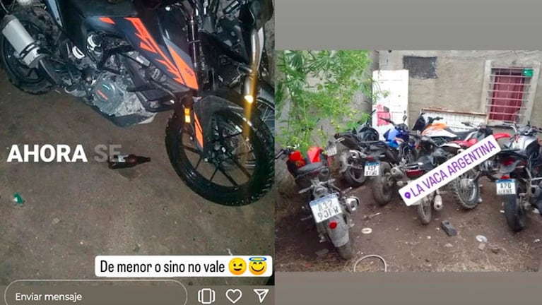 Los damnificados aseguran que los motochoros comparten sus robos en redes sociales.