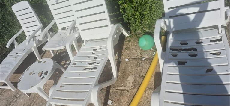 Los daños por la tormenta en Córdoba.