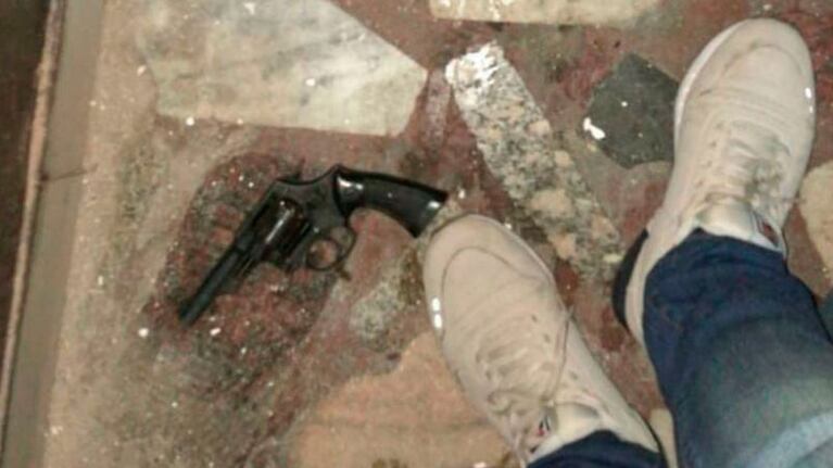 Los delincuentes estaban armados.