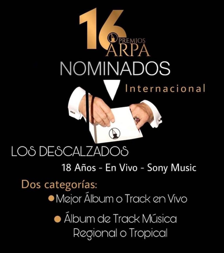 Los Descalzados, nominados a un premio internacional